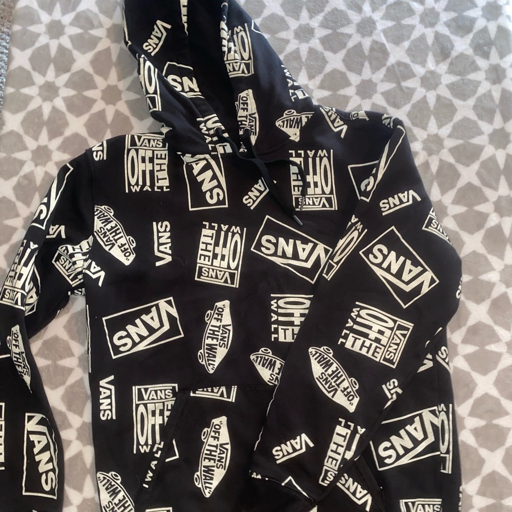Vans Black Logo Hoodie